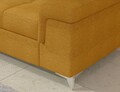 Coltar extensibil dreapta 4 locuri ELTAP, ERI-04, Eridano, 275x202x88 cm, lemn/poliester, galben