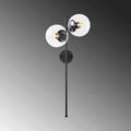 Aplica de perete, Fulgor, 942FLG2148, Metal, Negru