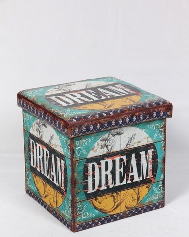 Taburet pliabil dream, heinner home, 38x38x37.5 cm, pvc, multicolor