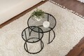 Set masuta de cafea, Nordure, Aurum, Gri inchis