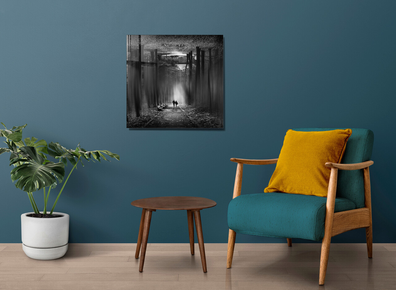 Tablou decorativ, 1224, Sticla temperata, Dimensiune: 60 x 60 cm, Multicolor - 1 | YEO