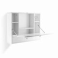 Birou pliabil de perete Wadesk, InnovaGoods, 60 x 50 x 50 cm, PAL melaminat, alb