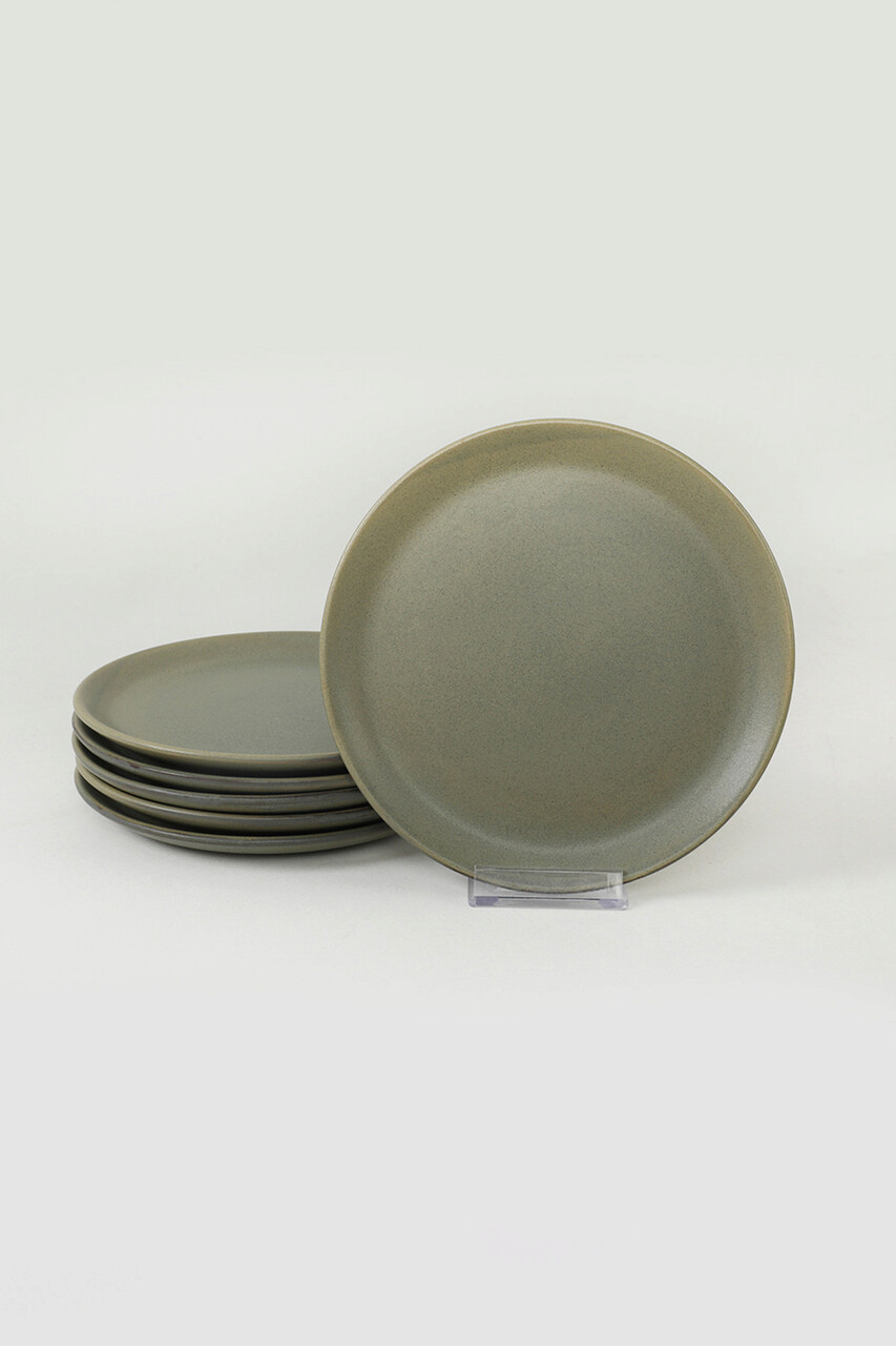 Set farfurii pentru desert, Keramika, 275KRM1582, Ceramica, Verde