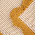 Patura Ragil, Homla, 130x170 cm, bumbac/poliester, bej/mustar