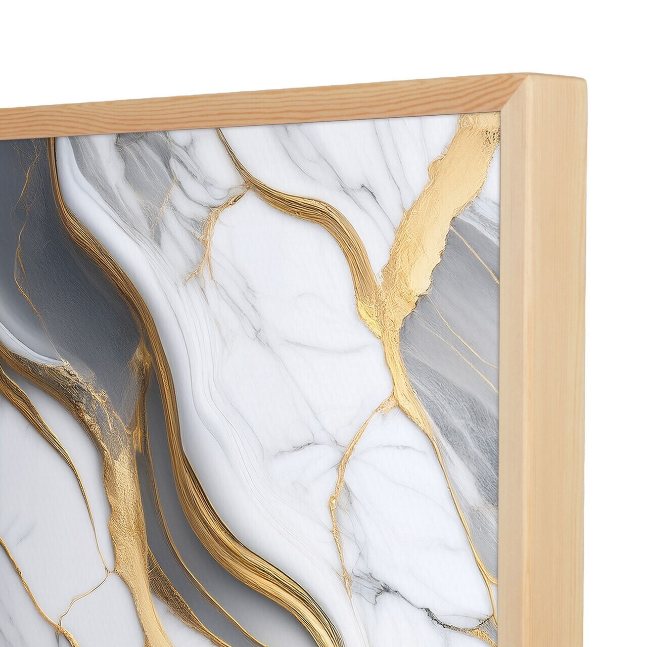 Tablou decorativ, Cc-D-Ah-1015 45 x 60, Canvas, Cadru: 100% LEMN (Grosime: 18 mm), Multicolor - view 3