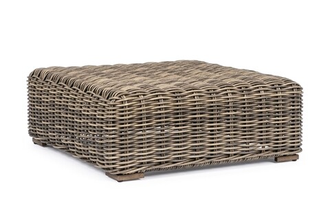 Masuta de cafea pentru gradina coraline, bizzotto, 83 x 83 x 34 cm, uminiu/fibra sintetica, gri