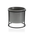 Ghiveci cu suport Kyro, Versa, 13.5 x 12.5 cm, ceramica/metal