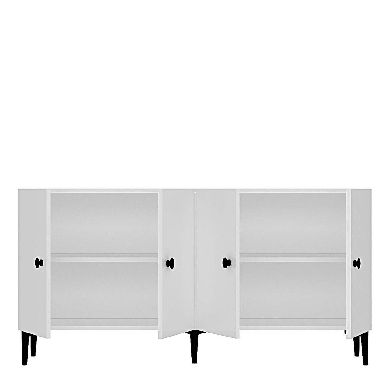 Consola, Hanah Home, Pella 150, 150x75x32 cm, Alb - view 7