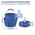 Organizator produse de curatenie Herkules, Maximex, 35x35 cm, poliester, albastru
