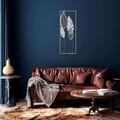 Decoratiune de perete, Nezgep, Metal, Dimensiune: 32 x 90 x 5 cm, Multicolor