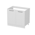 Dulap pentru bucatarie, Hanah Home, Minar, 90x87x58 cm, Alb
