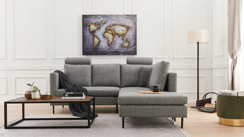 Coltar, balcab home, 825blc1724, lemn de plop, gri