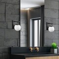 Aplica de perete, Zahar - 13113, Fulgor, 15 x 20 x 15 cm, 1 x E14, 40W, negru