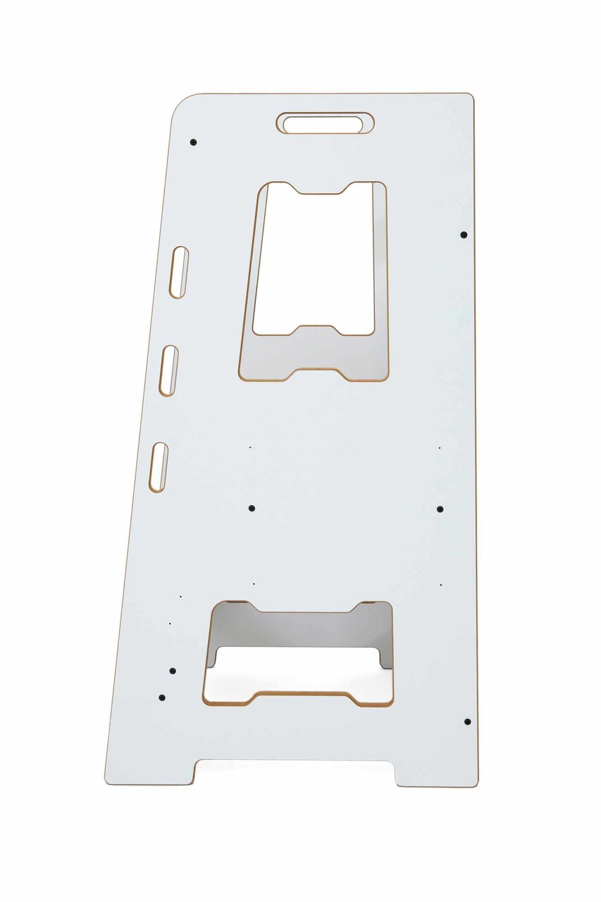 Turn de invatare, Hanah Home, Learning Tower, 40x90x50 cm, Alb / Natural - view 5