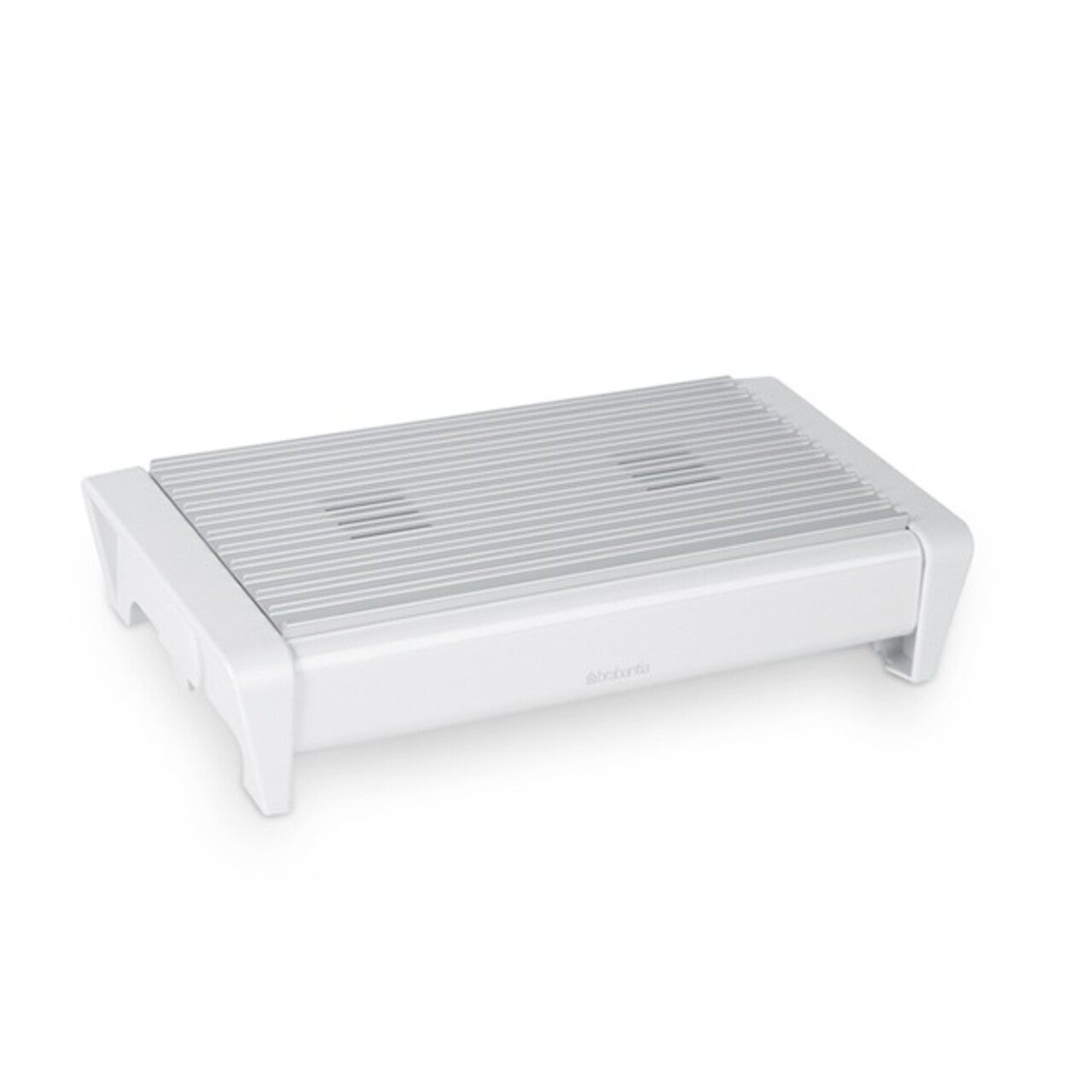 Plita cu lumanari pentru incalzit mancare, Brabantia, White, 35.7x18.8x8 cm, otel/aluminiu, alb