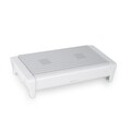 Plita cu lumanari pentru incalzit mancare, Brabantia, White, 35.7x18.8x8 cm, otel/aluminiu, alb