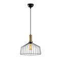 Lustra, Fulgor, 942FLG2138, Metal, Negru/Maro antic