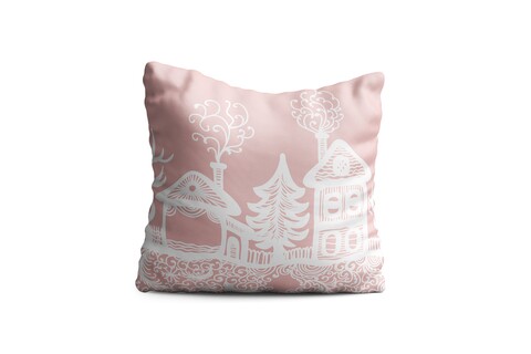 Perna decorativa winter, oyo kids, 43x43 cm, poliester, multicolor
