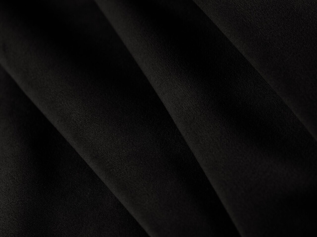 Canapea extensibila 2 locuri, Gloria, Micadoni Home, 186x102x88 cm, catifea, negru — imaginea 2