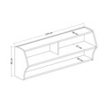 Comoda TV, Inarch, Sofya, 124x44x27 cm, PAL, Alb