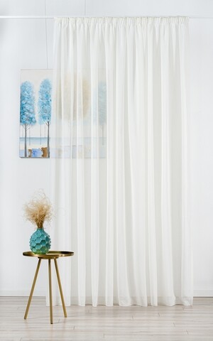 Perdea Mendola Interior, Sible, 400x245 cm, poliester, bej