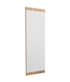 Oglinda decorativa, Siam, Azus, 40x120x2.2 cm, MDF , Natural
