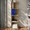 Corp biblioteca, Hanah Home, Aura, 37.8x150x23.8 cm, Stejar deschis