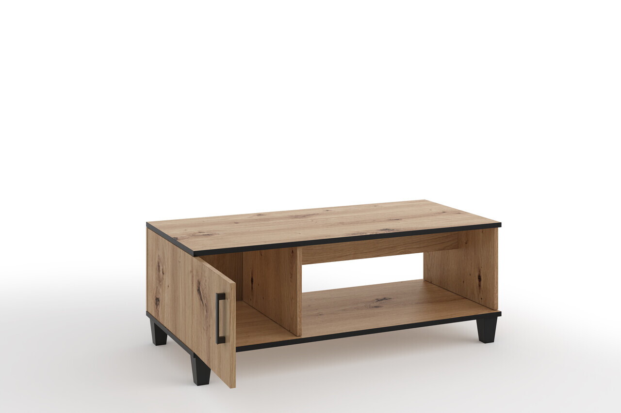 Masuta pentru cafea ADRK, Pola 09, 120x56x51.5 cm, PAL laminat, artisan — imaginea 2