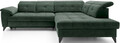 Coltar extensibil dreapta 5 locuri ELTAP, RT-35RAQ, Inferne, 297x210x107 cm, lemn/poliester, verde inchis