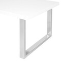Masuta pentru cafea, Page, L.120 l.60 H.45, mdf/metal, alb lucios