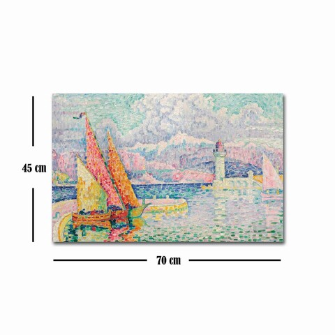 Tablou decorativ, FAMOUSART-032, Canvas, Dimensiune: 45 x 70 cm, Multicolor