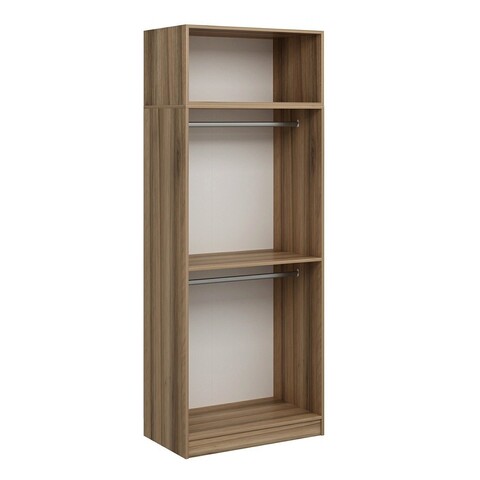 Dulap pentru haine, Minerva, Kale Oak, 90x255x52 cm, PAL, Stejar