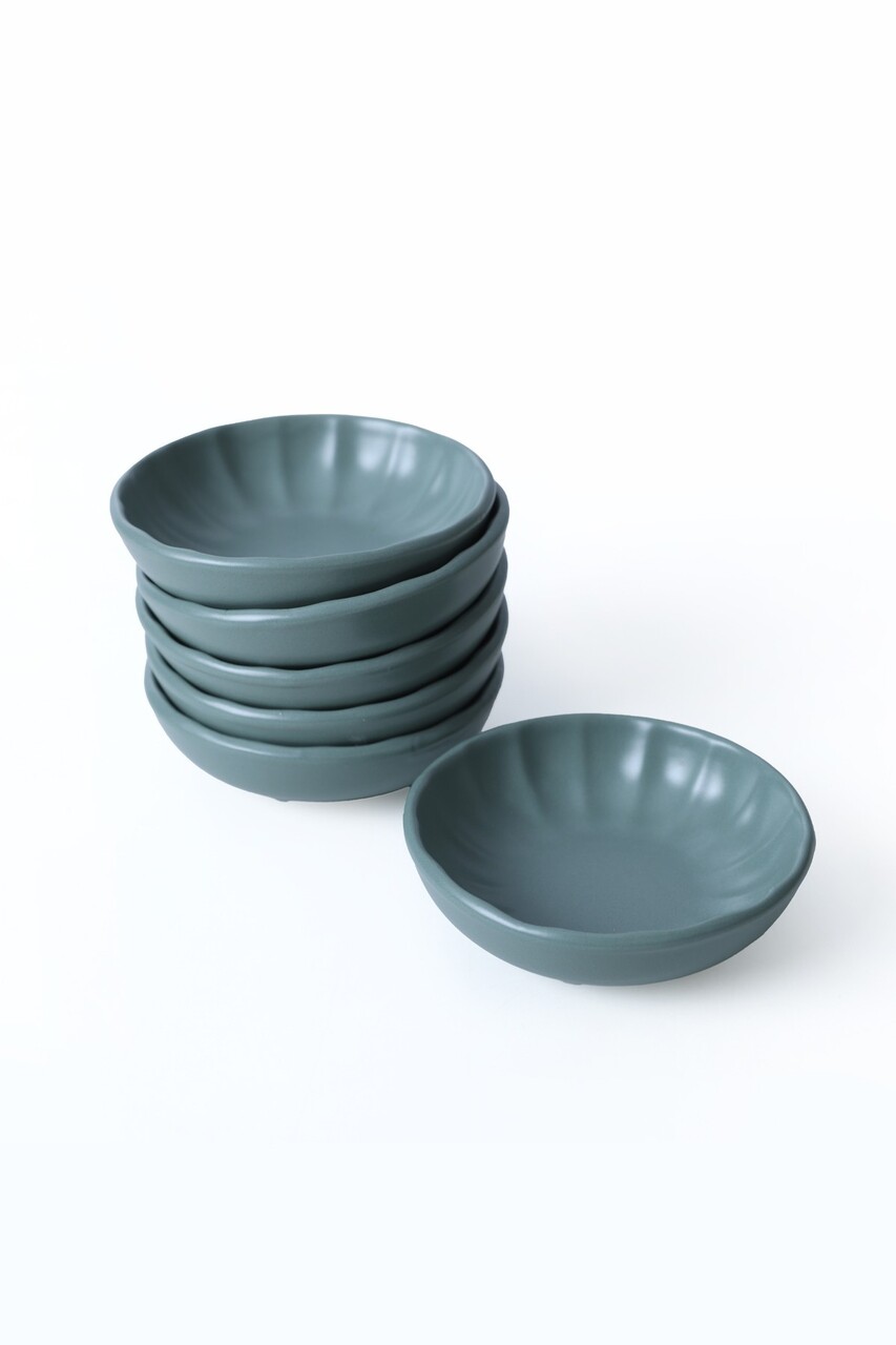 Set de boluri pentru aperitive (6 piese), L'essentiel Maison, 275KRM2421, Antibacterian, Verde deschis - view 6