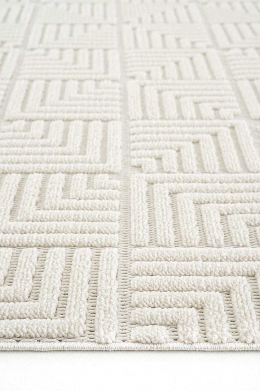 Covor, Stone 1062, 160x230 cm, Fibre naturale, Crem — imaginea 3