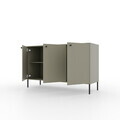 Comoda ADRK, Tili 3D, 124.5x40.8x73.9 cm, PAL laminat, verde eucalipt
