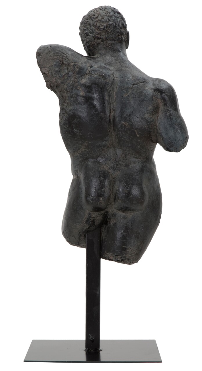 Decoratiune Museum Man, Mauro Ferretti, 26x22x57.5 cm, polirasina, negru - 2 | YEO