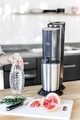 Aparat carbonatare Crystal, SodaStream, 29.7 x 15.5 x 45 cm, Metallic Black