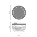 Uscator salata, Brabantia, Tasty+, 25x16 cm, plastic, verde jad