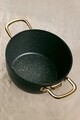Set oale si tigai, 7 piese, Kutahya Porselen, HER07TSGRNKYSL, aluminiu/sticla, verde inchis