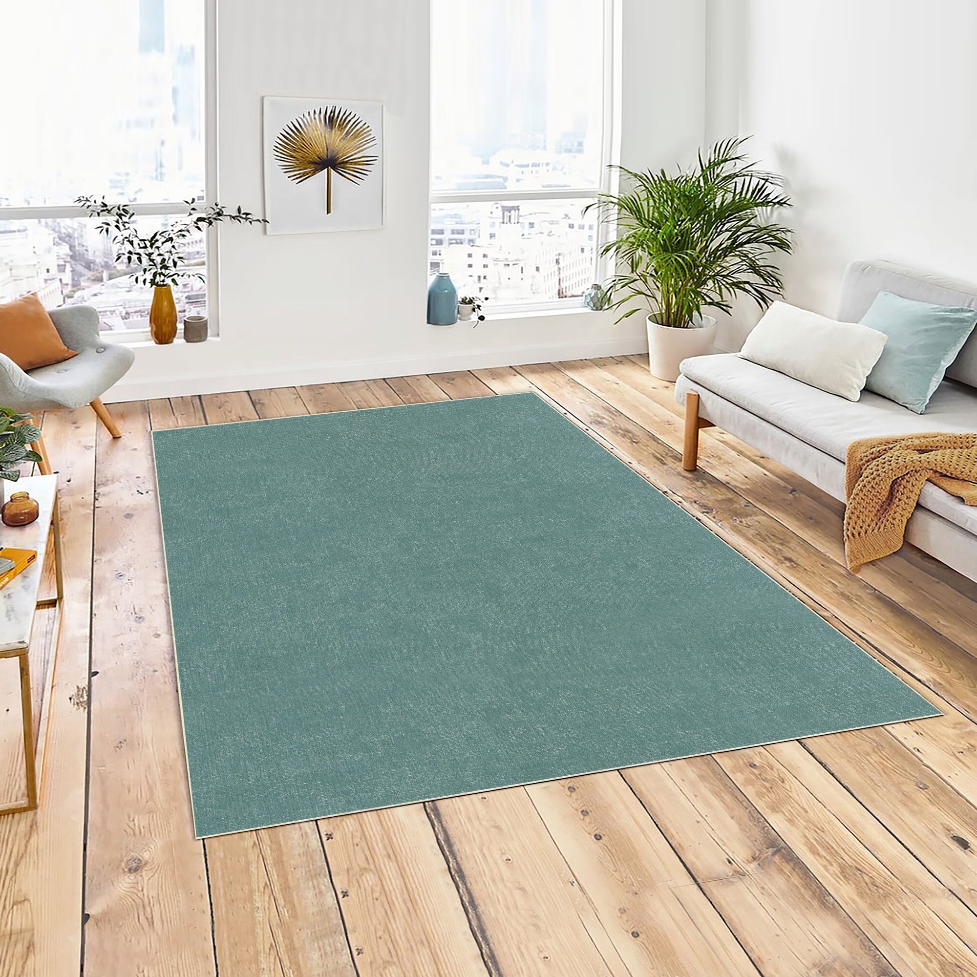Covor, Wookece1273, 120x180 cm, Turcoaz