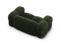 Canapea 2 locuri, Loretto, Cosmopolitan Design, 180x100x68 cm, catifea, verde
