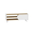 Comoda TV, Arnetti, Mindy Tv 120, 120x40x45 cm, PAL, Safir / Alb