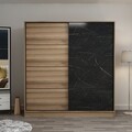 Dulap pentru haine, Minerva, Kale, 220x210x60 cm, PAL, Dore