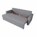 Canapea extensibila Firenze Grey 218x85x85cm + lada de depozitare, gri