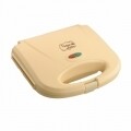 Sandwich maker Cream Jocca, 10 x 22 x 23 cm,  aluminiu/bachelita/invelis non-stick, crem