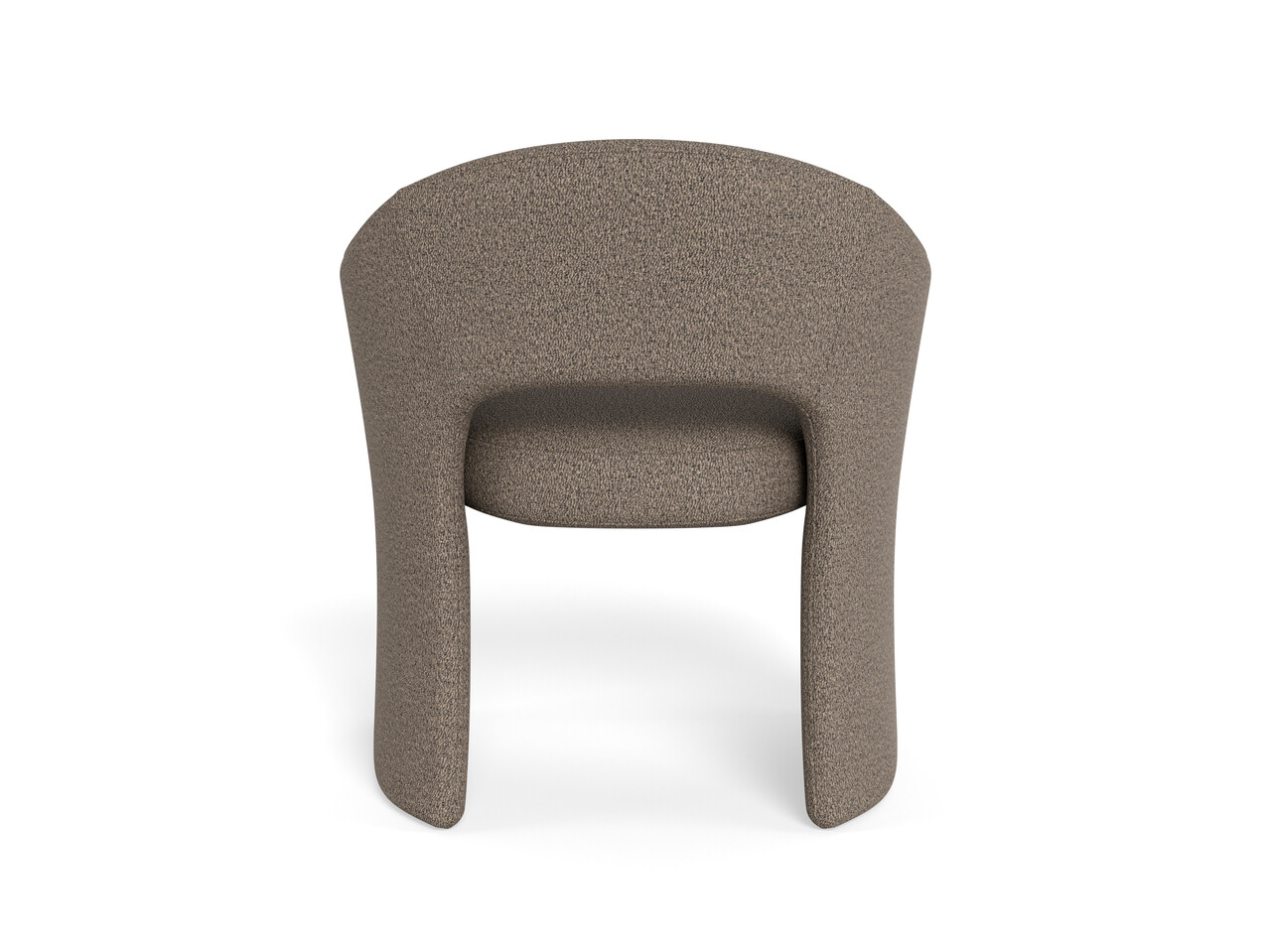 Scaun Tori, Actona, 64.5x56.5x80 cm, tesatura Boucle/otel, grej - view 4