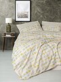 Lenjerie de pat dubla, Jocus - Beige, Cotton Box, Bumbac Ranforce