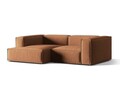 Coltar modular stanga 3 locuri, Nuria-88, Micadoni Home, 252x147x72 cm, catifea, miere