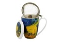 Cana cu infuzor, DUO, Vincent Van Gogh - Terrace at Night, 380 ml, portelan, multicolor