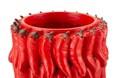 Suport ghiveci Chili, Mauro Ferretti, 20x34 cm, polirasina, rosu